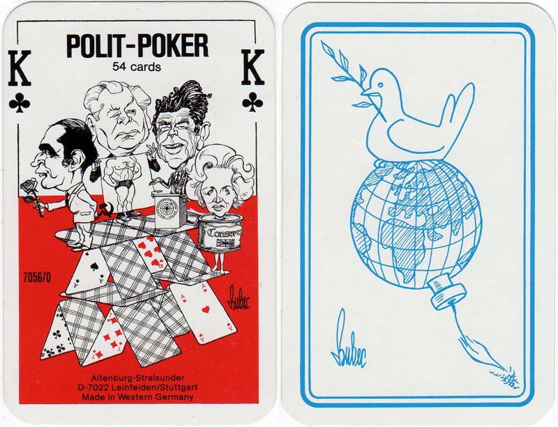 Polit-Poker designed by Bubec (Lutz Backes), 1984