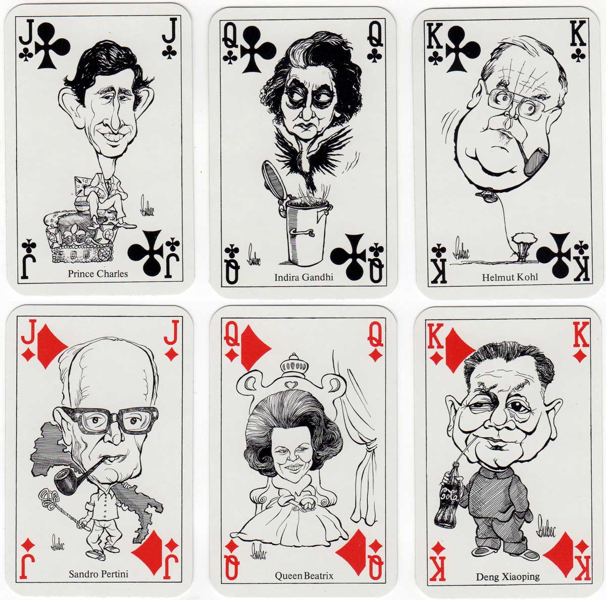 Polit-Poker designed by Bubec (Lutz Backes), 1984