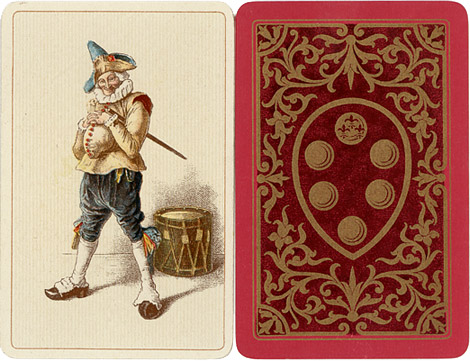 Joker and back from Dondorf's Medicaer Spielkarte No.272 published c.1913-1933