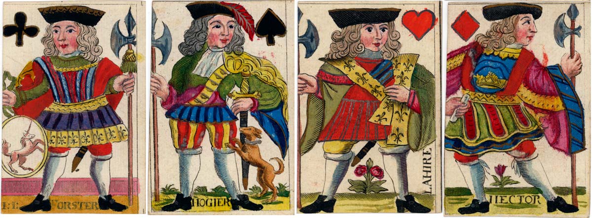 deck made by Johann Jobst Forster, Nürnberg, first half of 18th century