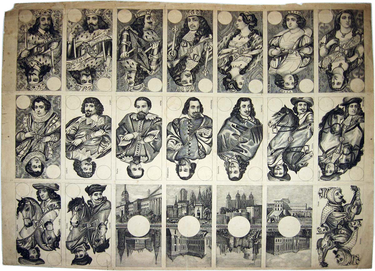 Tarot Microscopique, B. Dondorf, c.1870