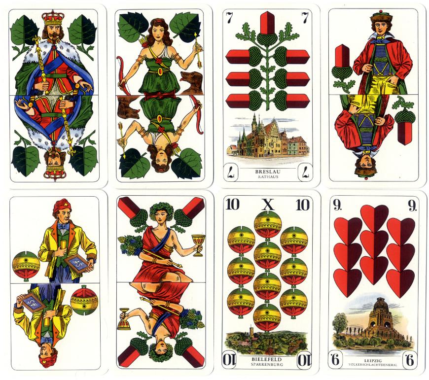 Prussian Pattern, later type, Bielefelder Spielkarten GmbH, 1970