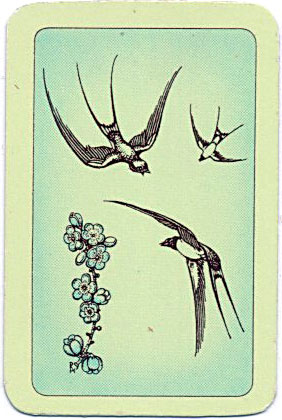 Miniature Patience playing cards published by F. X. Schmid, c.1970