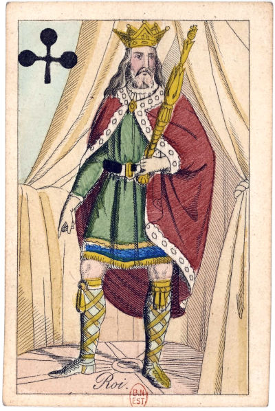 Satirical playing cards depicting views of romance by Johann Anton Steinberger, Frankfurt, c.1850. Bibliothèque nationale de France