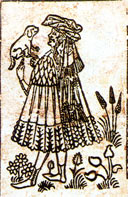 German XV century playing-card German XV century playing-card