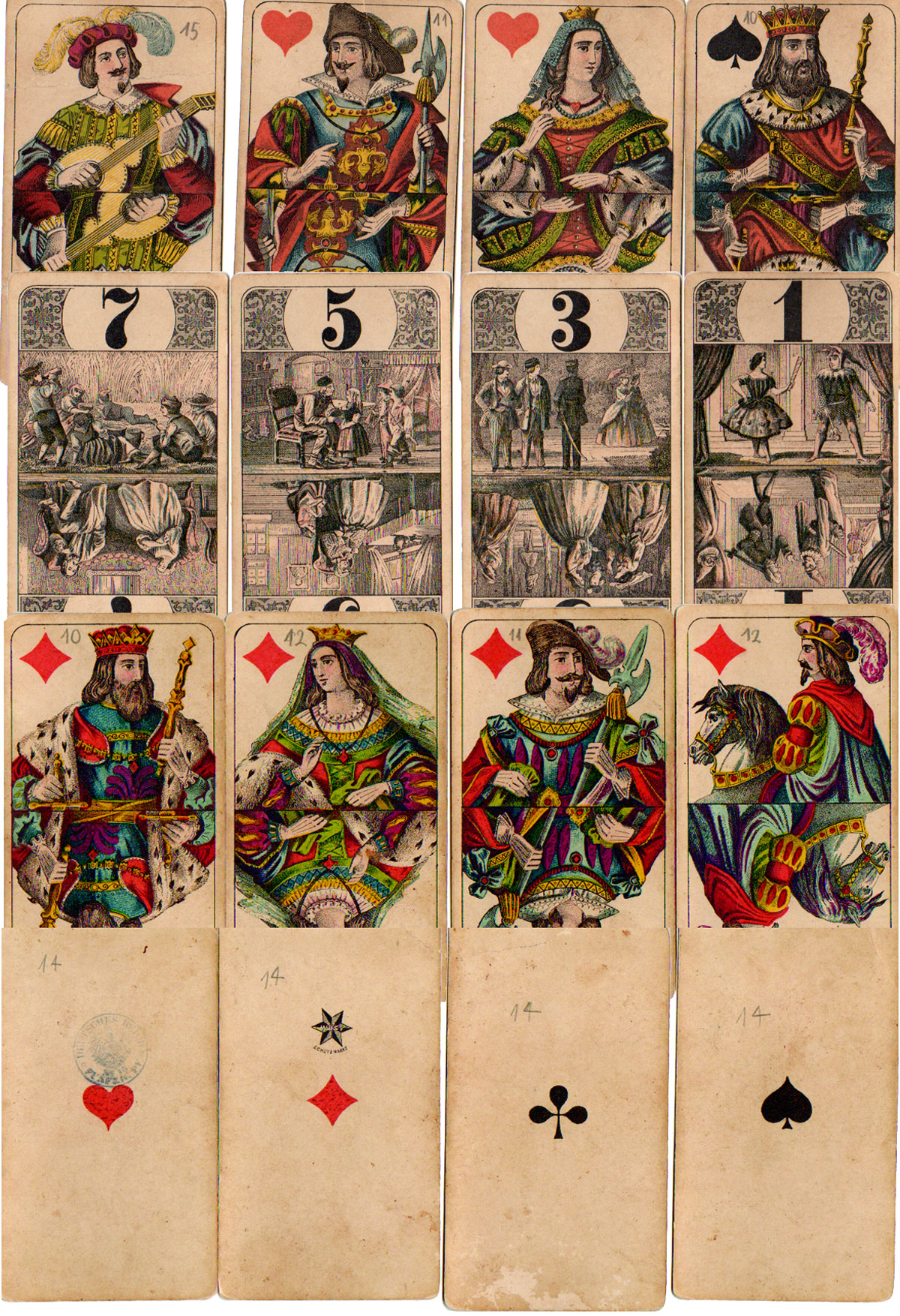 Encyclopedic Tarot by C. L. Wüst, c.1890