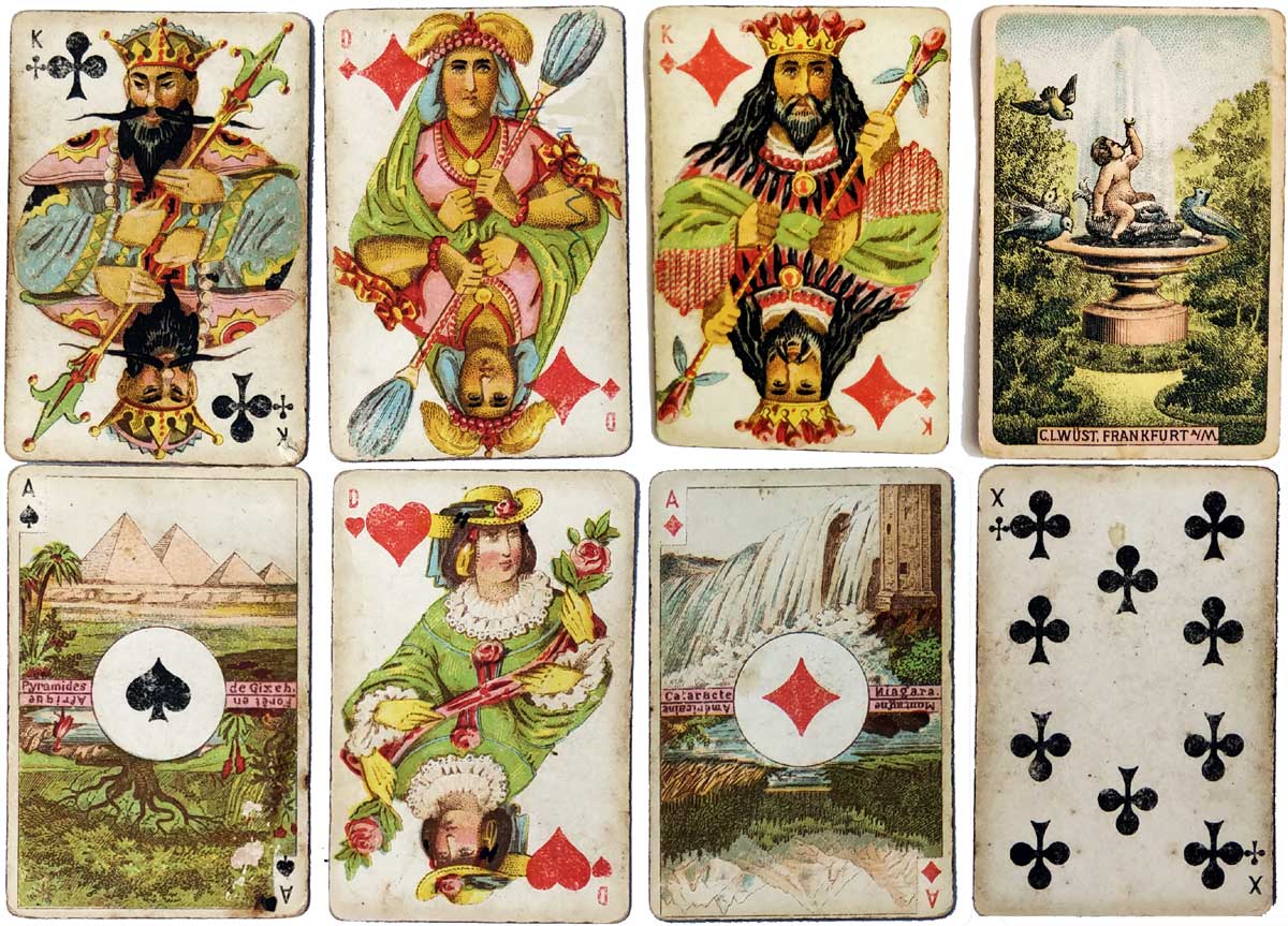 Four Corners of the World Patience, c.1890 Four Corners of the World Patience, c.1890