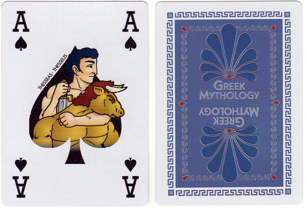 Greek Mythology playing cards published by Editions Haitalis Greek Mythology playing cards published by Editions Haitalis
