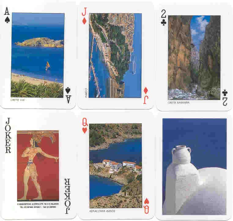 Greek Souvenir playing cards