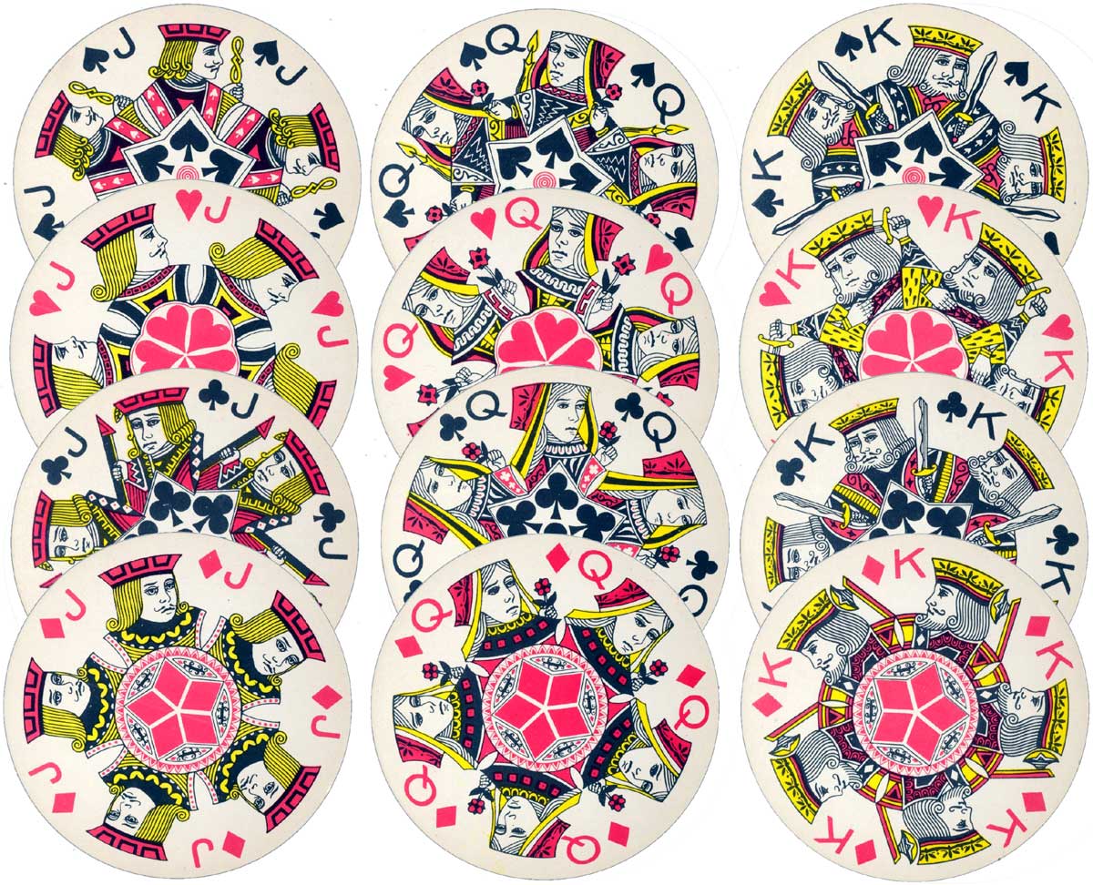 Fairy Brand Round Playing Cards No.200A