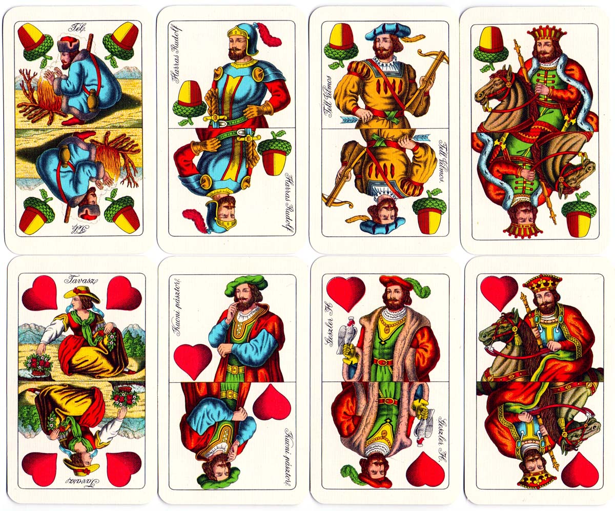 Magyar Kártya Luxus No.123 Hungarian playing cards, made in Hungary, c.1970