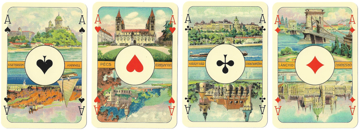 Hungarian Kings Rummy ~ Magyar Királyok Römi published by Játékkártyagyár és Nyomda, c.2005