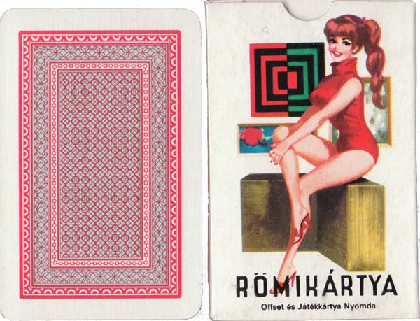 Römihártya pin-up deck from Hungary, c.1975-85