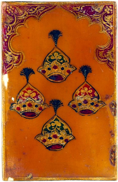Jeu de Ganjifa persan, 1820. Bibliothèque nationale de France
