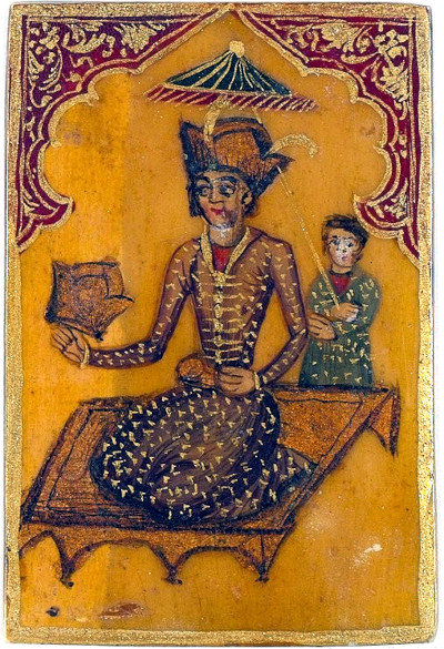 Jeu de Ganjifa persan, 1820. Bibliothèque nationale de France