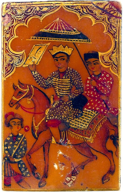 Jeu de Ganjifa persan, 1820. Bibliothèque nationale de France