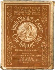 box from Irish Heroic Playing Cards, 1919 box from Irish Heroic Playing Cards, 1919