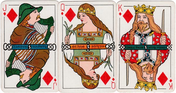 Irish Historic Playing Cards, 1920