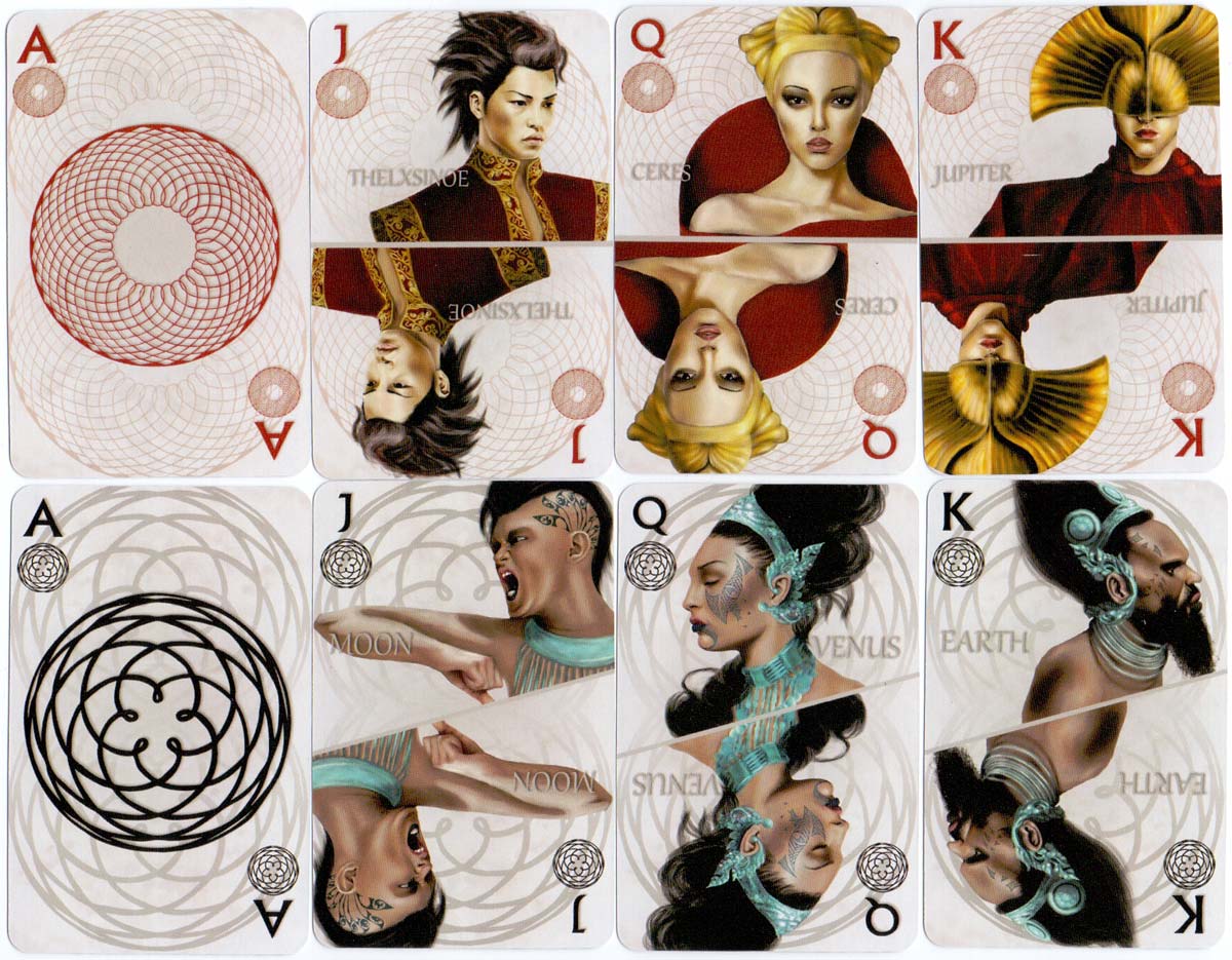Quantum playing cards by Catherine Geaney, 2010