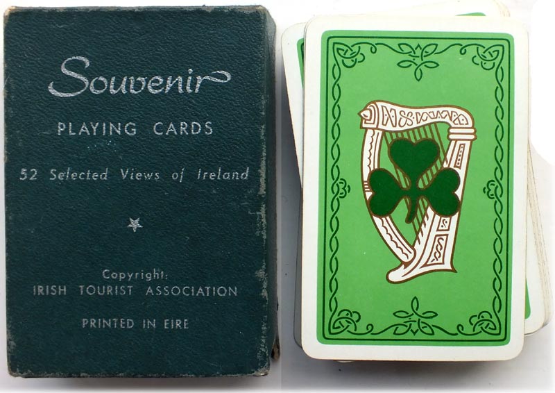 Selected views of Ireland Souvenir playing cards published by the Irish Tourist Association, early 1950s