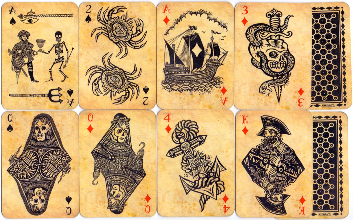 Pirate Playing Cards: concept and design by Vitaly Fishilevich, 2011