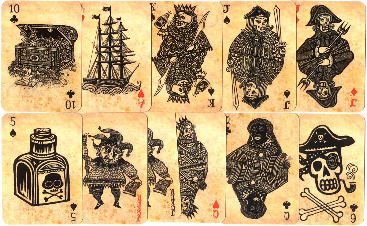 Pirate Playing Cards: concept and design by Vitaly Fishilevich, 2011