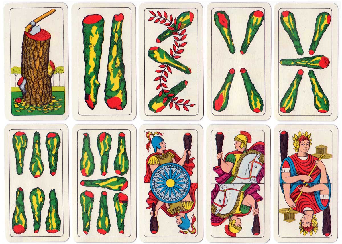 Carte Romane designed by Giorgio Pessione for Capitol Carta Roma, 1973 Carte Romane designed by Giorgio Pessione for Capitol Carta Roma, 1973