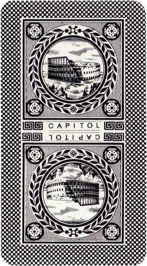 Carte Romane designed by Giorgio Pessione for Capitol Carta Roma, 1973