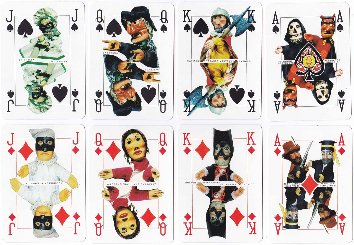 Baracca & Burattini puppetry deck printed by Dal Negro, 1998