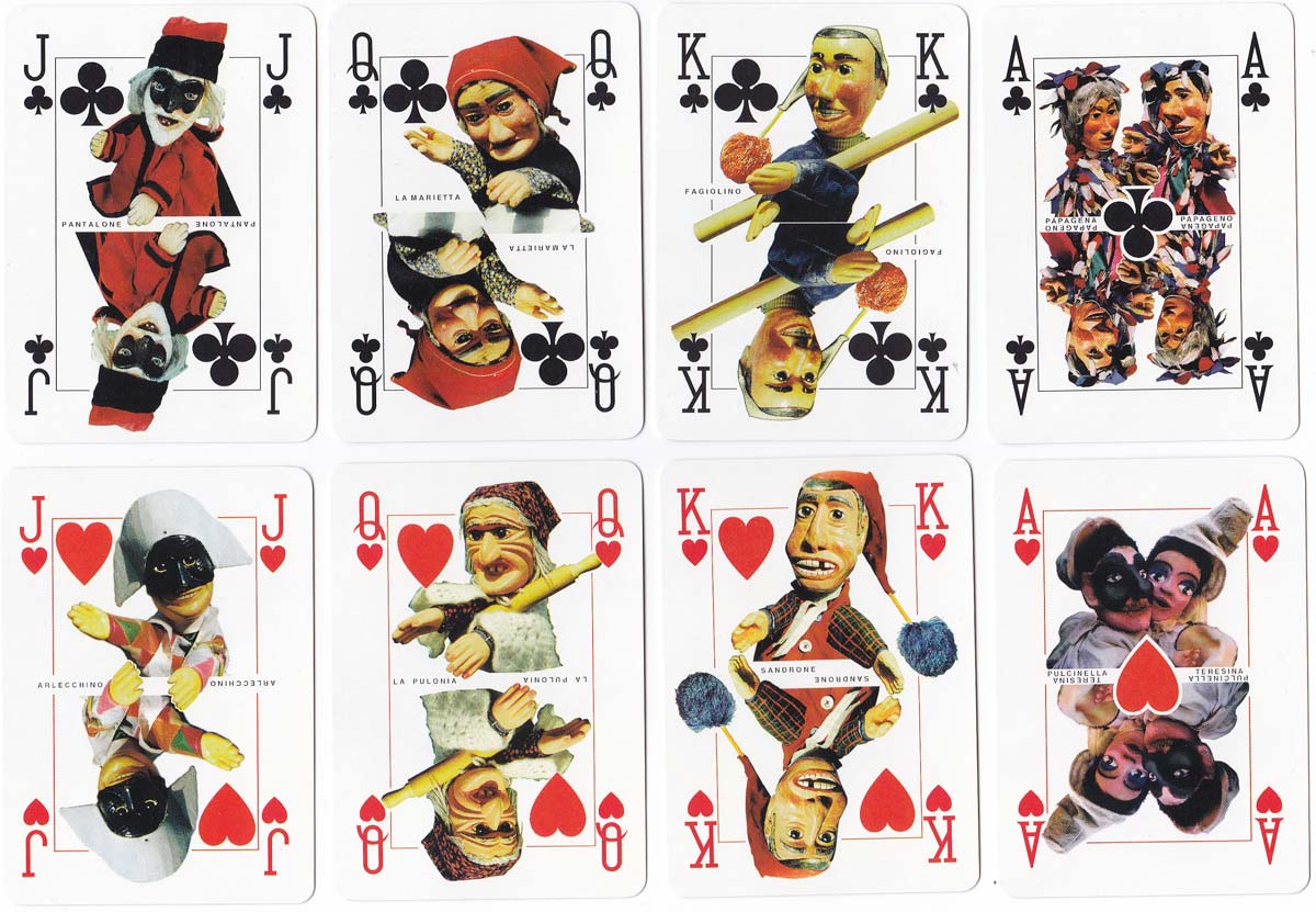 Baracca & Burattini puppetry deck printed by Dal Negro, 1998