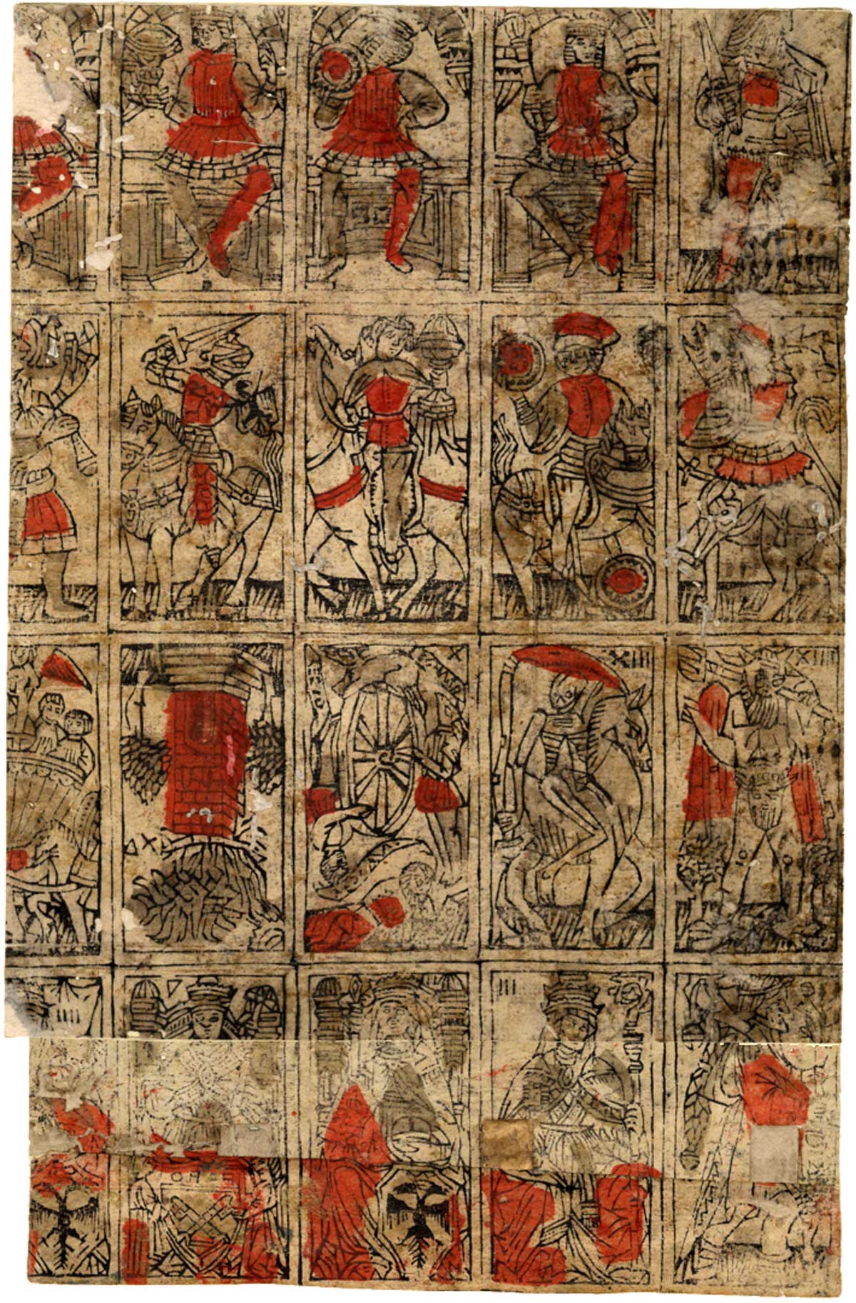 Early form of north Italian tarot cards