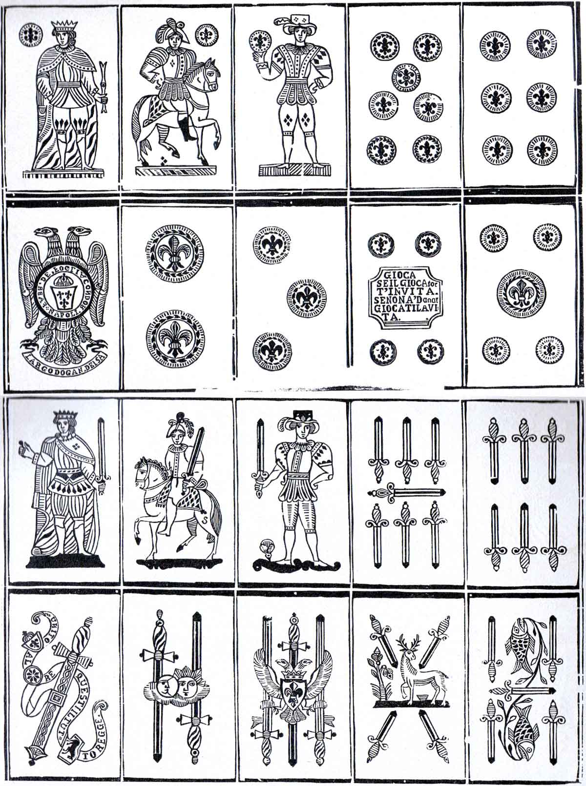 Napolitan pattern, 19th century Napolitan pattern, 19th century