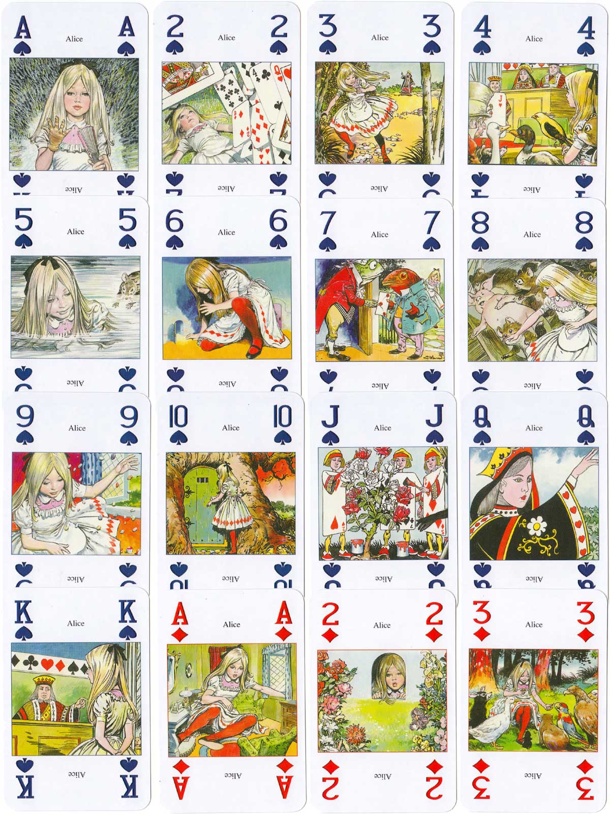 Alice with artwork by Jesus Blasco, published by Lo Scarabeo, 2003