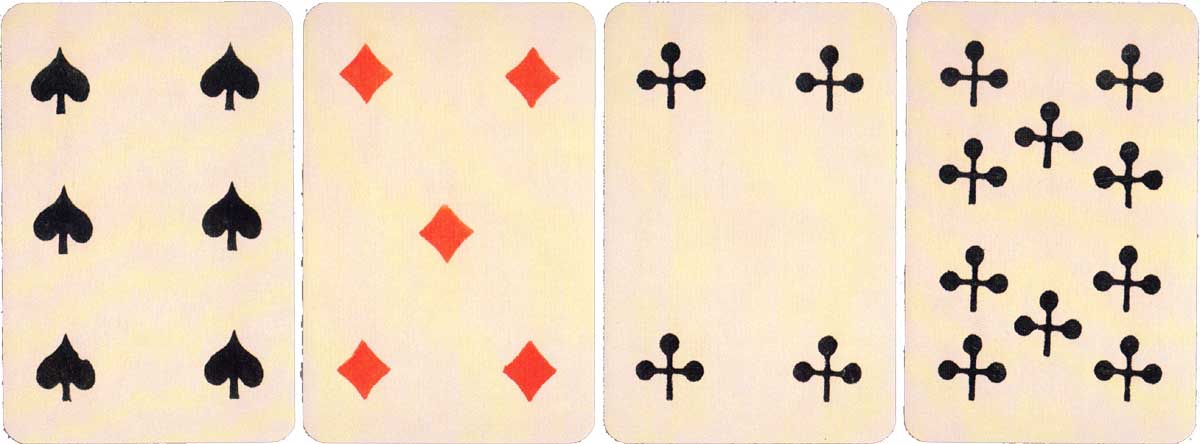 Facsimile of Swiss William Tell deck from c.1870