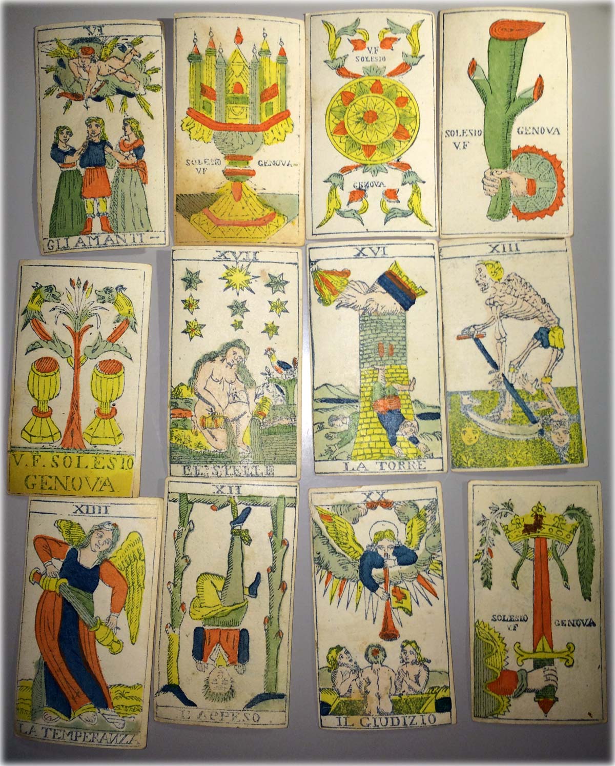 V. F. Solesio Tarot, mid-late 19th century