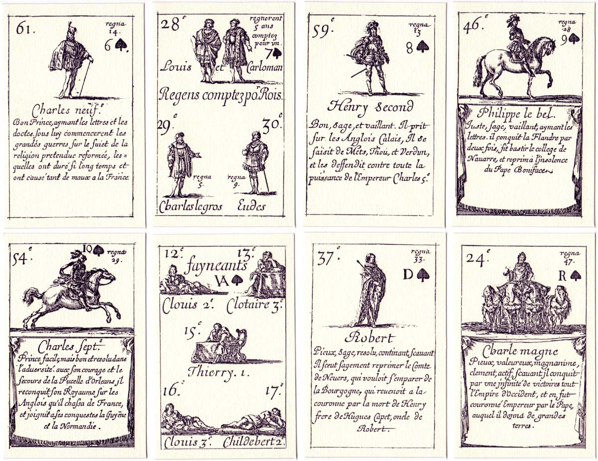 Cartes des Rois de France (1644) facsimile edition by Edizioni del Solleone, 1986