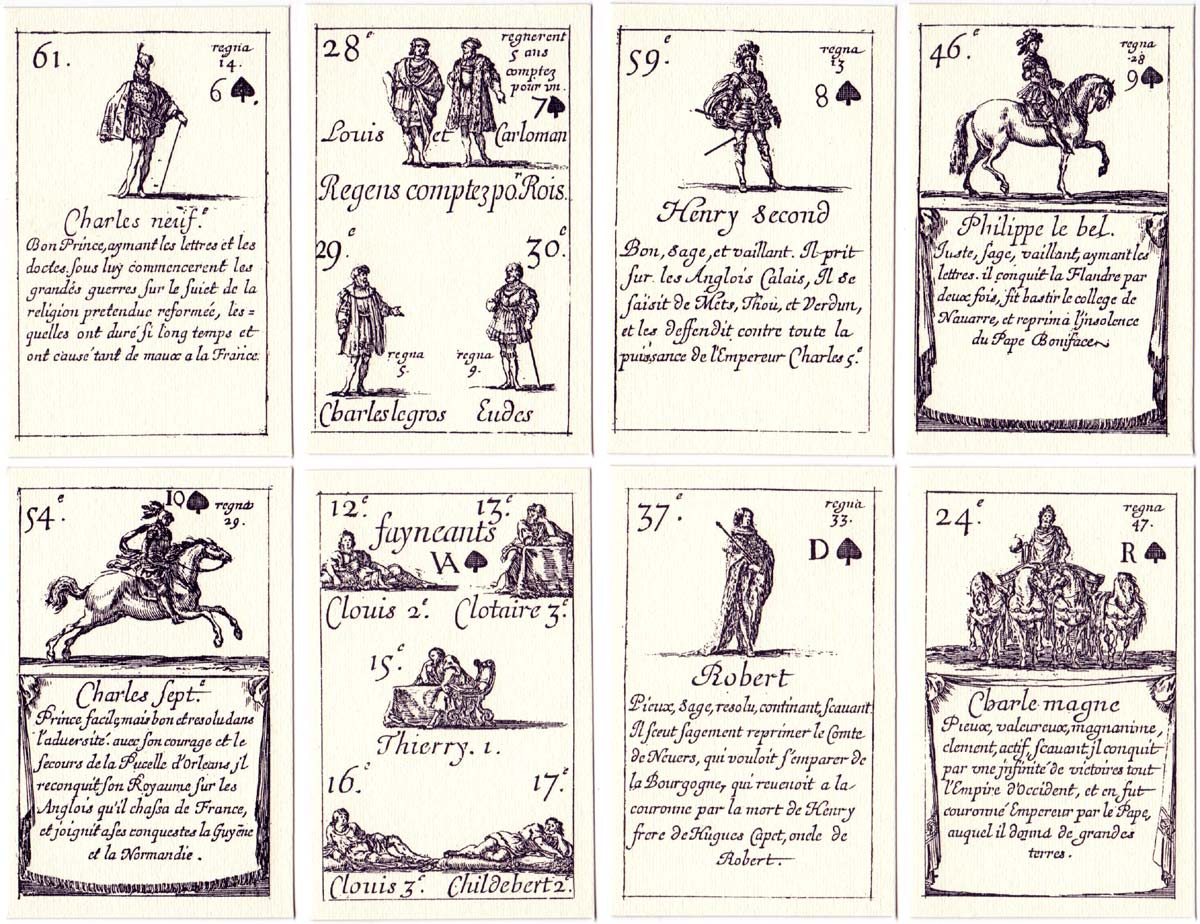 Cartes des Rois de France (1644) facsimile edition by Edizioni del Solleone, 1986 Cartes des Rois de France (1644) facsimile edition by Edizioni del Solleone, 1986