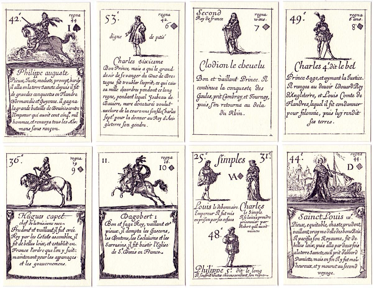 Cartes des Rois de France (1644) facsimile edition by Edizioni del Solleone, 1986 Cartes des Rois de France (1644) facsimile edition by Edizioni del Solleone, 1986
