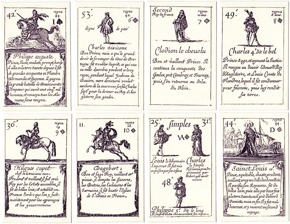 Cartes des Rois de France (1644) facsimile edition by Edizioni del Solleone, 1986