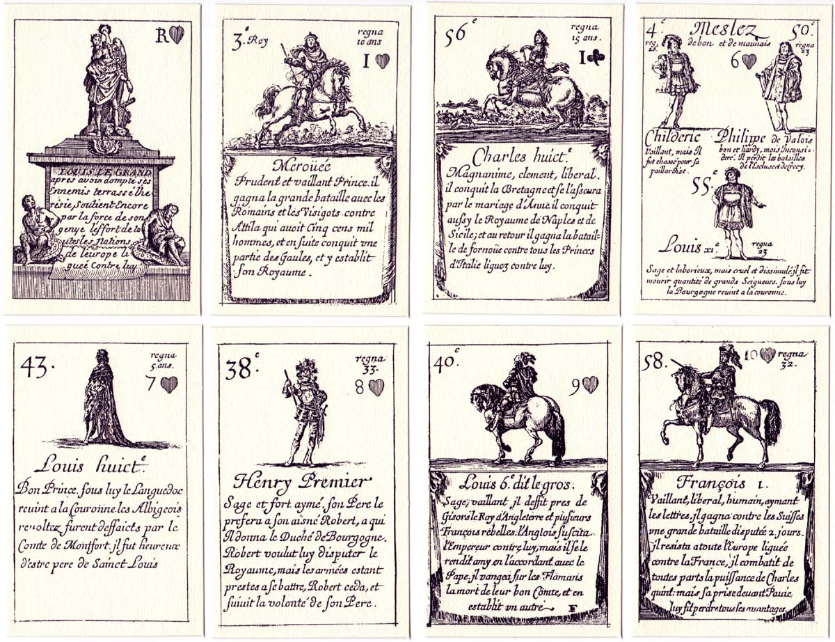Cartes des Rois de France (1644) facsimile edition by Edizioni del Solleone, 1986 Cartes des Rois de France (1644) facsimile edition by Edizioni del Solleone, 1986
