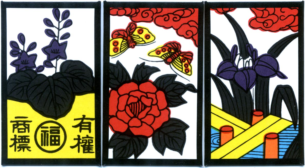 Japanese Flower Cards made by Nintendo, Japan, 2008