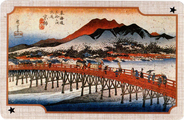 Hiroshige Ukiyo-e playing cards