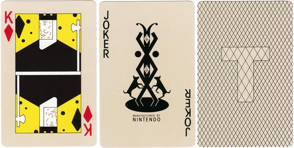 “Tactics Supranational” men's grooming playing cards manufactured by Nintendo, c.1979