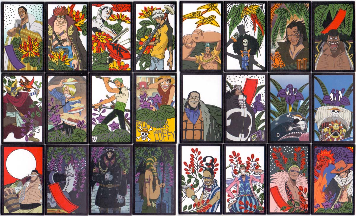 One Piece Hanafuda King published by Beverly Enterprises Inc, Tokyo, 2010