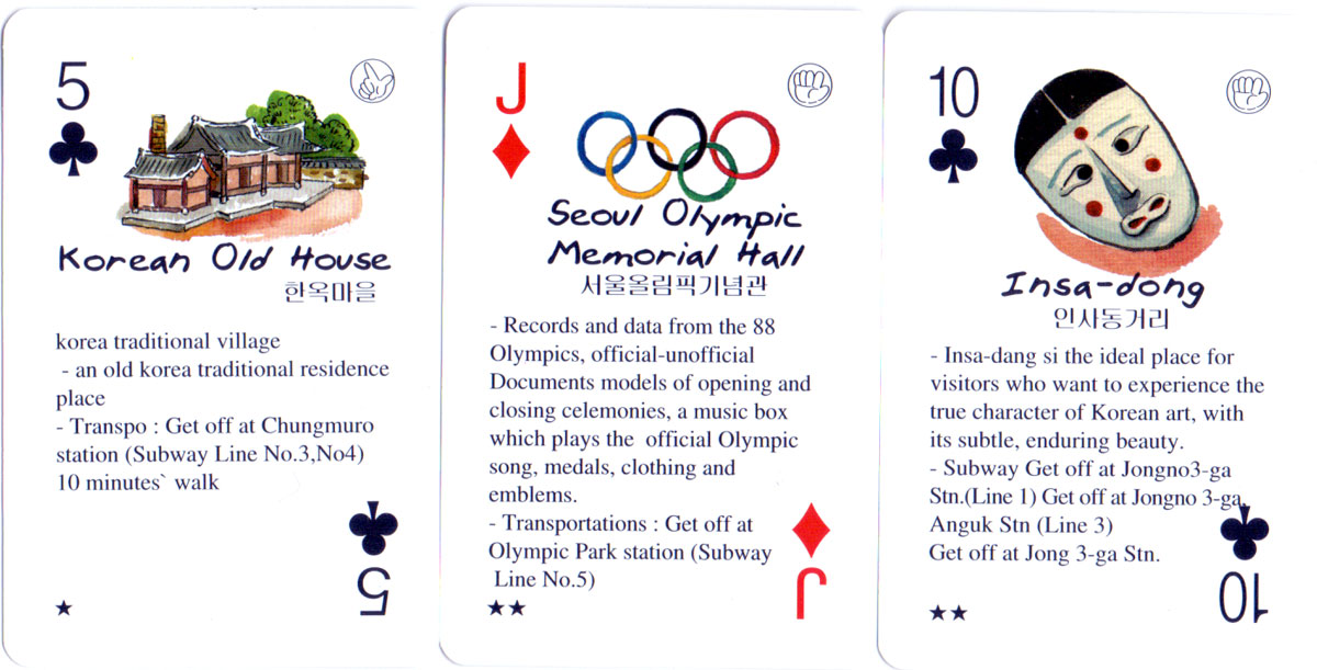 Adventures in Korea — 52 Adventures in Korea — The World of Playing Cards
