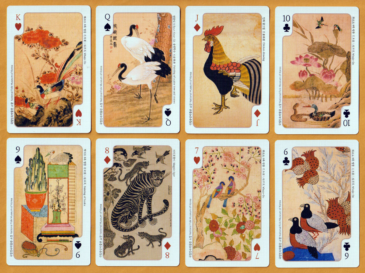 Korean Folk Painting Cards published by Design Gaanche, Bucheon, Gyeonggi Province, South Korea