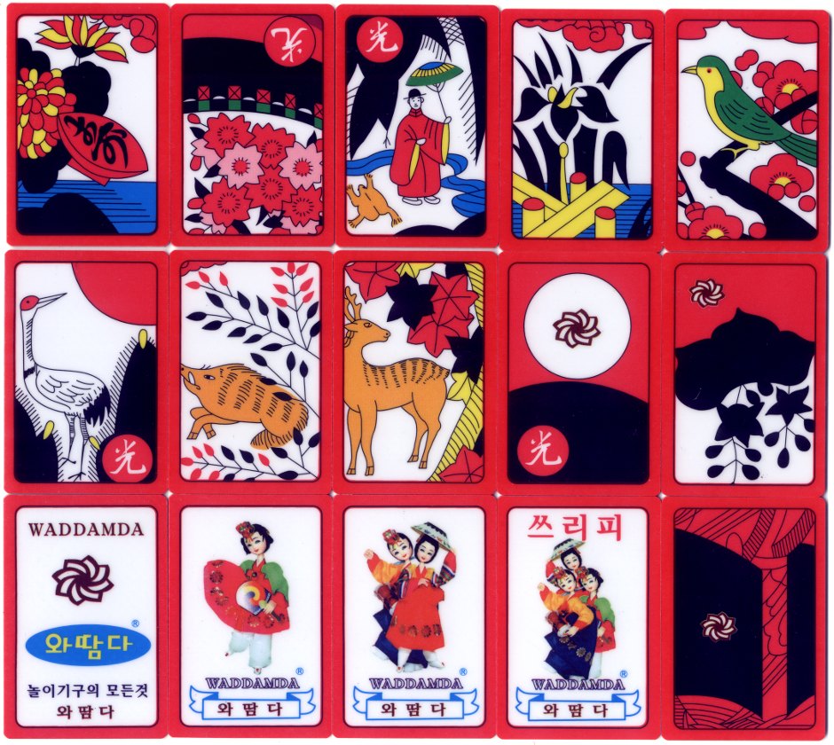 RULE Hwatoo Flower War Hwatu KOREA POKER KOREA Traditional Flower Card Game 