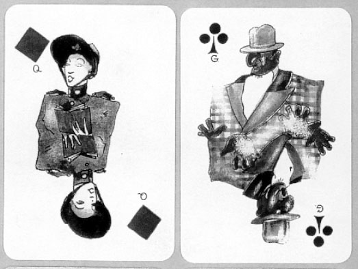 cards designed by Karlis Padegs, 1997