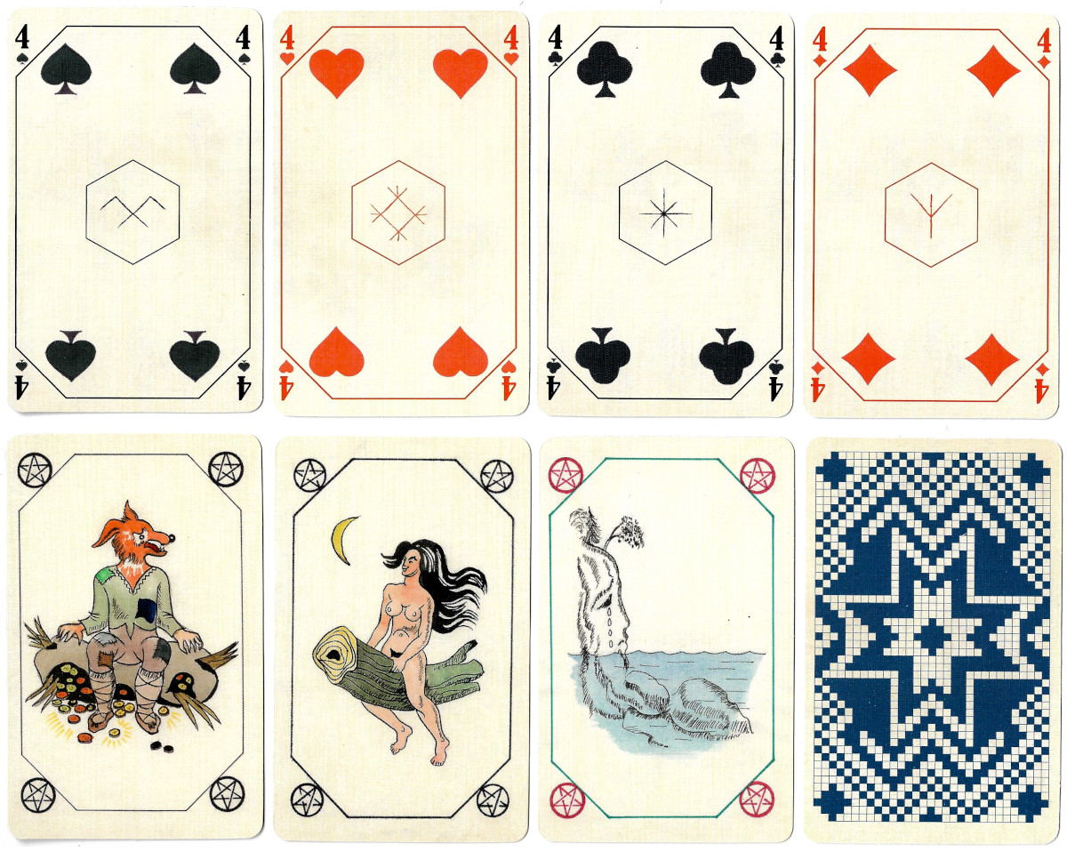 Latvian Mythological Cards (Latju Mītoloģiskās Kārtis) created by Vilnis Rasa for Jānis Mētra in either 1992 or 2013