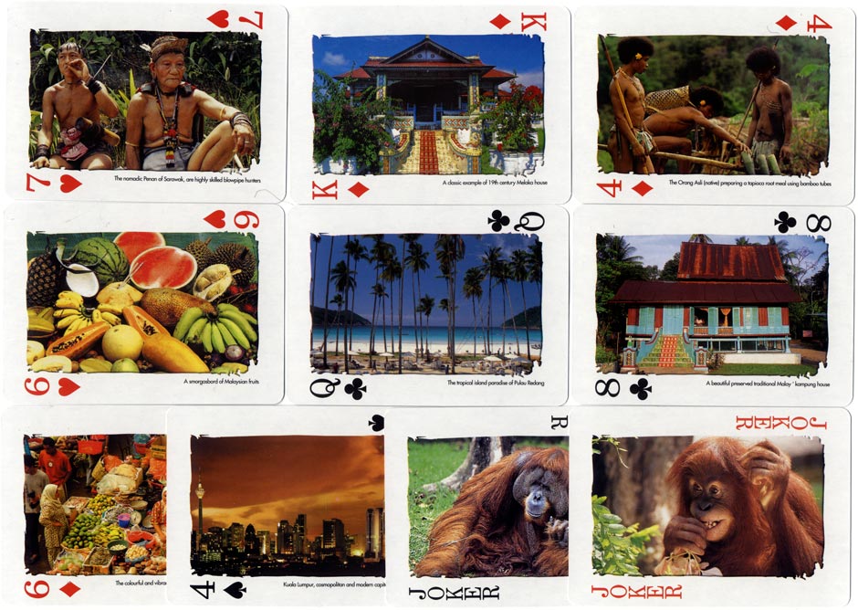 'Malaysia Truly Asia' souvenir playing cards